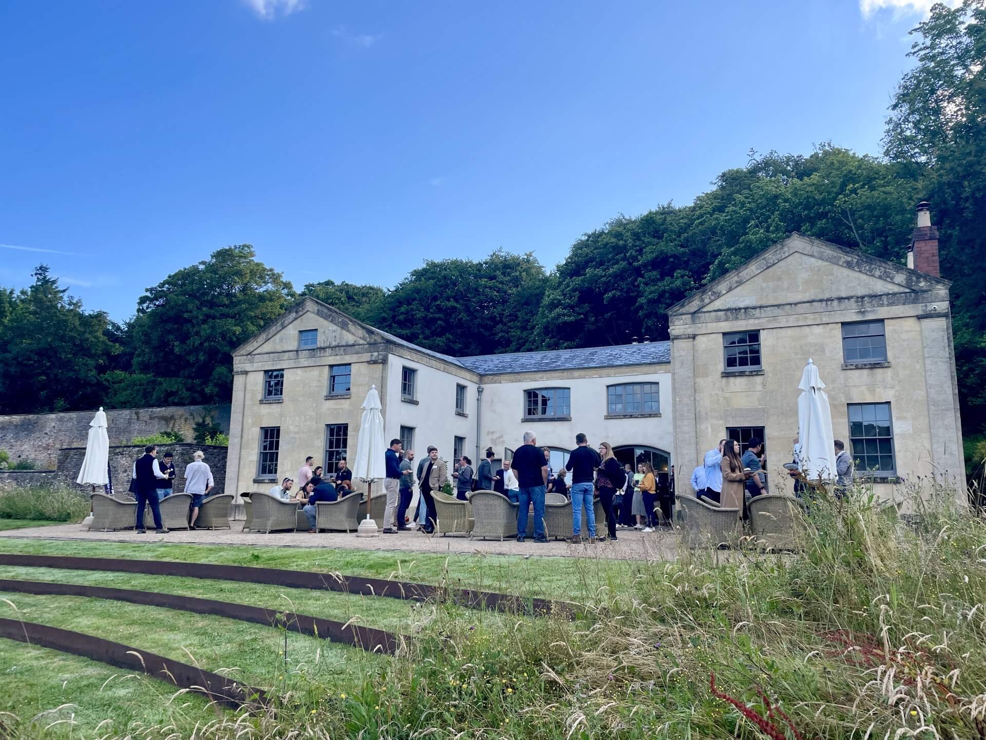 networking event outdoors
